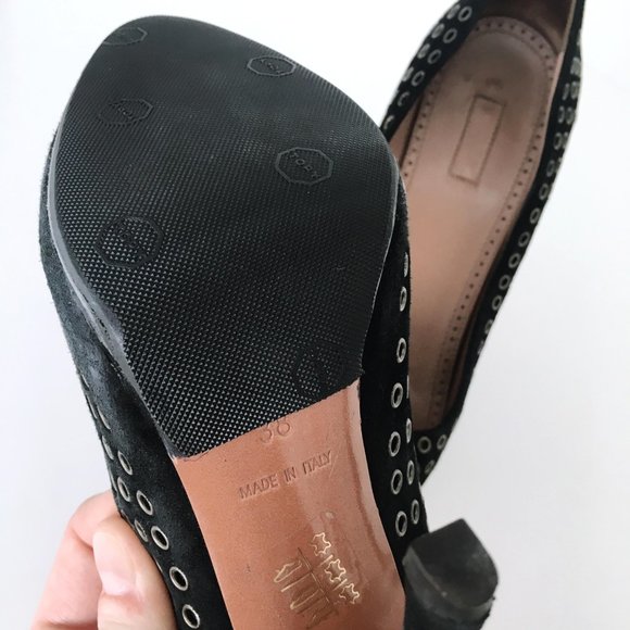 Alaïa Paris black suede studded pumps - size 38 - Picture 4 of 5
